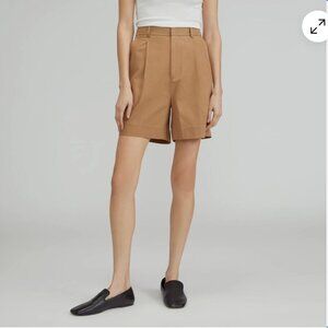 Everlane 'The Tencel Way' Brown High Drape Short Size 10